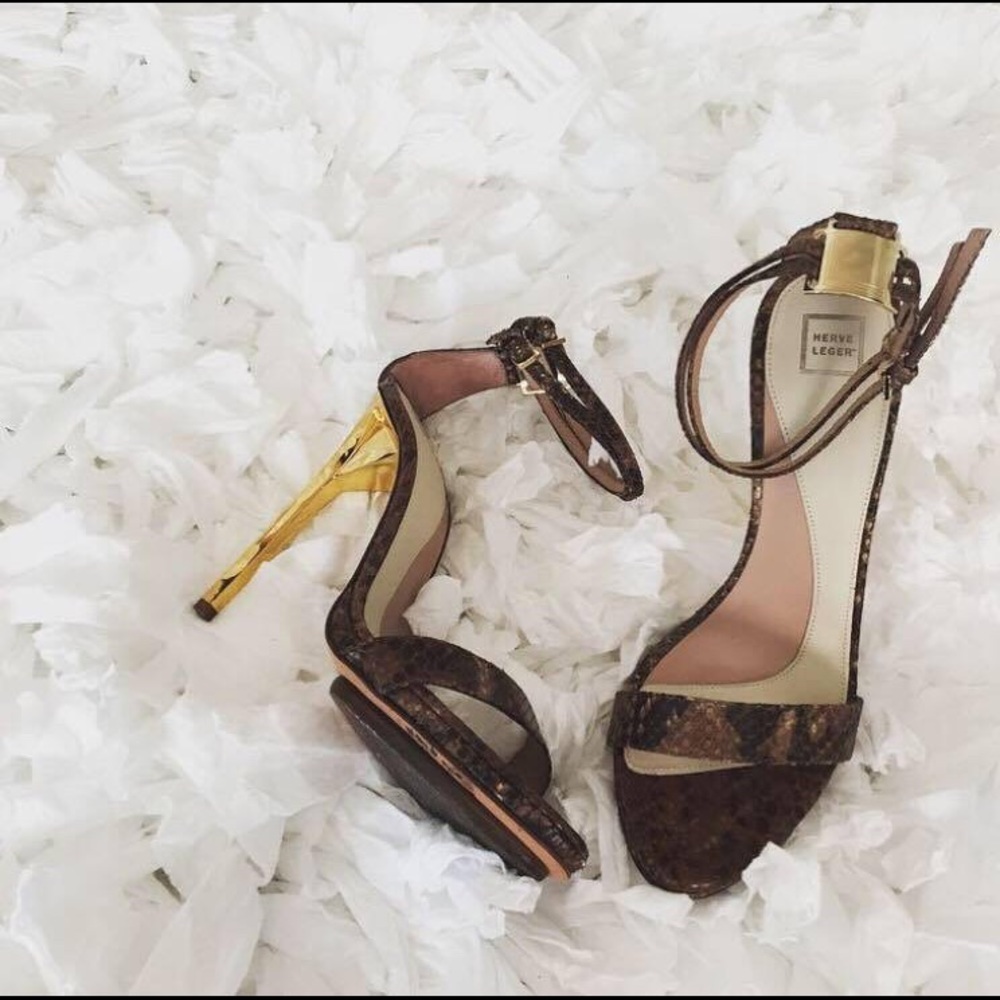 Herve Leger Snake Heels 🐍✨ PLEASE READ